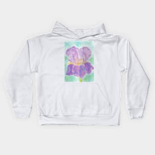 Violet  Iris Kids Hoodie